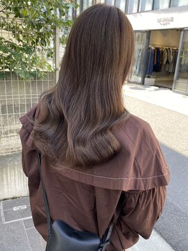 ロカ(roka) ブリーチなし透明感カラー/オリーブブラウン