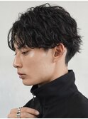 波巻きパーマ波巻きスパイラルパーマツイストパーマメンズヘア