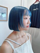 ヘアーワークス ボナ ウニクス店(HAIR WORKS bona)&nbsp;髪質改善ケア デザインカラー 大胆カラー 外国人風 ハイライト#