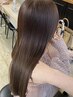 前髪顔周りカット+前髪縮毛+髪質改善Ribbonトリートメント ¥12,000