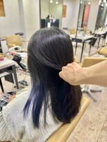 アジールヘア 所沢プロペ通り店(agir hair)&nbsp;結んで隠せるインナーカラーイメチェンこなれミディ前髪所沢韓国
