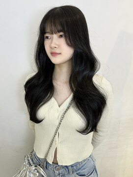 アクシス 栄店(`AXIS) natural black × layer cut