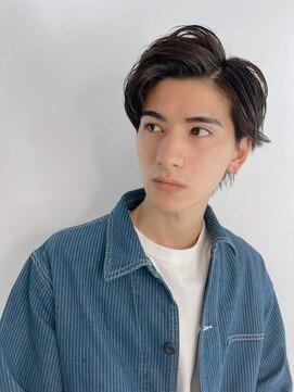 ディレクト 新宿(Direct) 【センターパートかき上げヘア】ナチュラルパーマ/新宿