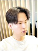 【Hale】ブルーブラックNo2687韓国マッシュスパイキーショート