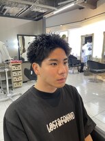 アイズ 海老名(AIZU) スパイキーショート ザクザクショート 海老名メンズ 眉カット