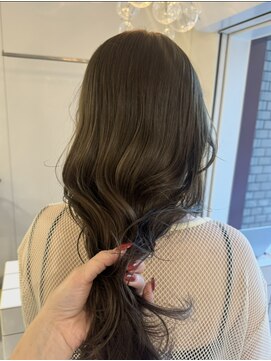 ツイッグ バイ ヤード(twig by YARD.) ブリーチなしオリーブカラー