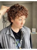 レディースショート×パーマ