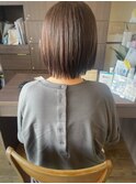 ラベンダーパール×酸性ストレートパーマ