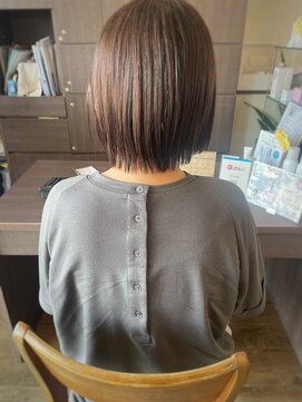 ヘアーブランドジン パルト(HAIR BRAND Jin Palt) ラベンダーパール×酸性ストレートパーマ