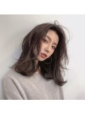 髪質改善艶髪愛され韓国風前髪カット 小顔梅田