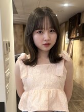 ロット(lot)&nbsp;【Karen】透け感☆オリーブグレージュ