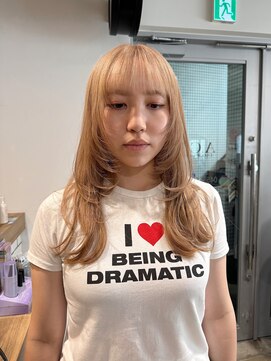 アクト(ACT) ロングレイヤー/レイヤーカット/ハイトーン