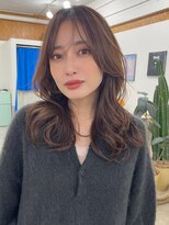 ポーチバイハニー オモテサンドウ(PORCH by HONEY omotesando)&nbsp;ゆるふわミディアム/バタフライカット/ココアベージュ2