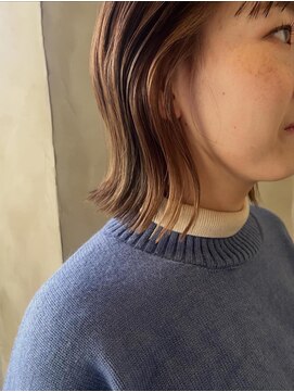 カフネ(CAFUNE) インナーカラー/ベージュ/ブラウン