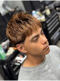 スパイキーショート　　テーパーフェード