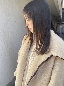 2195ヘアー 世田谷代田(2195hair) 地毛風カラー/韓国風磨き/艶髪ロング/髪質改善