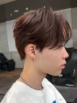 ガーデンタチカワネクスト(garden tachikawa next) 大人男子フェザーパーマフェザーカット韓国風センターパート20代