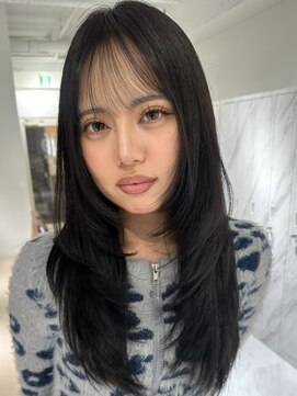 アフィナー 上大岡(Afinar) ブリーチハイライト髪質改善ダブルカラーレイヤーカット