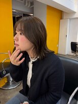 ツネ ヘアアンドヘッドスパ(TsuNE hair&head spa)&nbsp;くびれミディアム　フェイスレイヤー