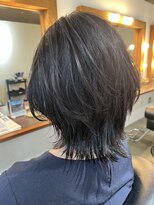 ビハインドザカーテン(BEHIND THE CURTAIN) レイヤーボブ×くせ毛カット×レイヤーカットミディアムヘア