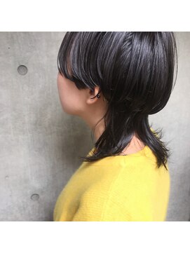 ビビト(bibito) bibito  黒髪ボブアッシュ ミニマムモードなマッシュウルフ
