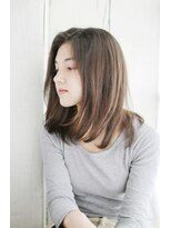 サフリック ヘアアンドビューティー スパ(safric hair&beauty spa) 20代・30代・40代　かきあげシアーロング