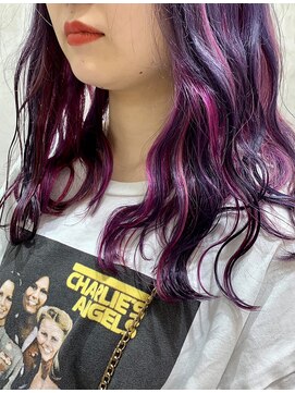 リー 梅田(Lee) Lee梅田★3Dカラー×バイオレット×ベリーピンク