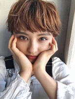 ルーム(Loom.)&nbsp;〈スタイリング簡単〉カッパーオレンジ×マッシュショート