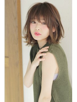 ザ シー 橋本(The C) 【The C 橋本店】アッシュベージュのエアリー外ハネボブ☆