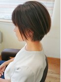 ブローいらずのナチュラルショート