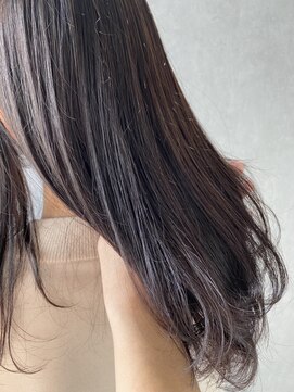 ジーナ 博多(Zina) 小顔セミウェットウェーブピンクベージュハイライトカラー