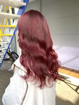 ラニヘアサロン(lani hair salon) アプリコットレッド