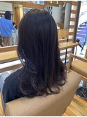 暗髪ナチュラル大人可愛い/艶髪トリートメント