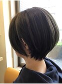 ショートスタイル オリーブカラー