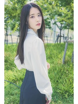 ユアーズ 青葉台店(youres) 髪質改善で作る美髪改善　ツヤ髪ストレート　前髪カット　Aujua