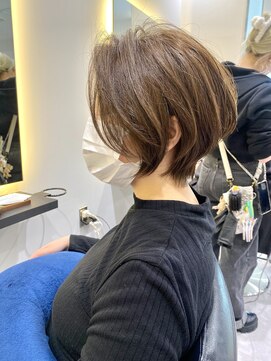 バンプ ギンザ(BUMP GINZA) くびれショート/マロンブラウン/大人ショートボブ／山口