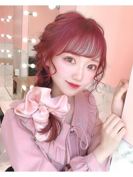 ルイ(LOUIS) 【 LOUIS 】色落ちまで可愛い ストロベリーピンクカラー