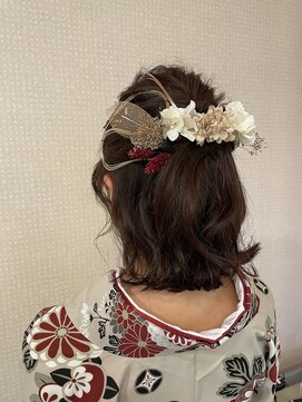 ジップ 浜田店(zip) 外ハネウェーブセット