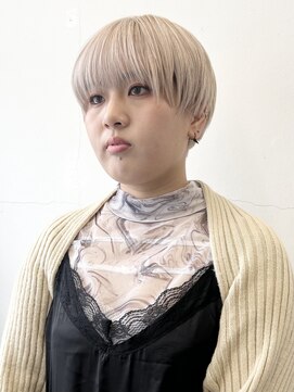 ココ 原宿(KOKO) 黒髪小顔クラゲヘアーオリーブグレーココアベージュ