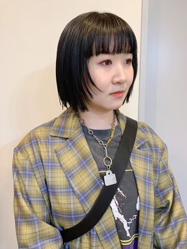 イオエ(ioe) 似合わせカット/メルティカラー/ウェーブミディアム/着物