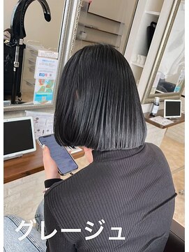 リッシュ 都賀店(Lish) モデルさんの雰囲気に合わせて カットとカラーさせて頂きました