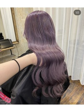 ジャンクス 千葉(junks) パープルカラー/髪質改善/ブリーチ/リタッチ