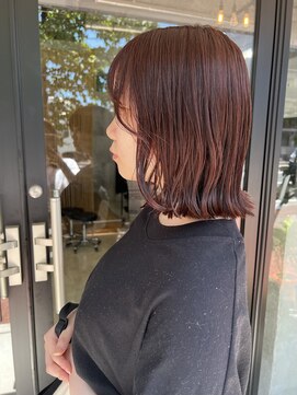 アイフィ(iFY) 【iFY 千葉】暖色カラー×ぱつっとボブ style