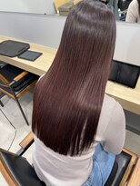 カミエ(kamie) ◎ラベンダーピンク　髪質改善ロングスタイル　神戸　三宮