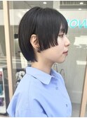 ぱつっと☆暗髪×マッシュショート【シン】