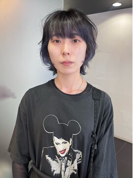 スタイル 茅ケ崎(STYLE) 【ハクラ】ウルフパーマ アンブレラカラー ウルフカット