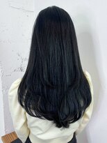 アイティーバイアルバム 下北沢店(IT by ALBUM)&nbsp;アッシュブラックレイヤーカットレイヤーロング_ba506501