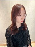 【ma’am Zee SHINOHARA】韓国風×ブリーチなしピンクブラウン