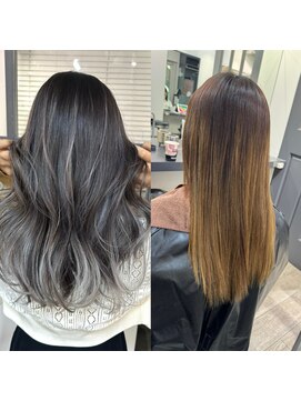 グロウ 渋谷西口(grow) バレイヤージュビフォアフ