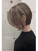 ハイトーンショート/くびれショート/ショートヘア／丸みショート